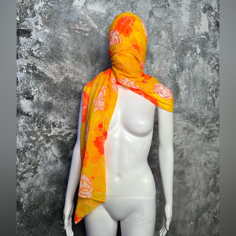 Yellow and Orange Body Wrap
